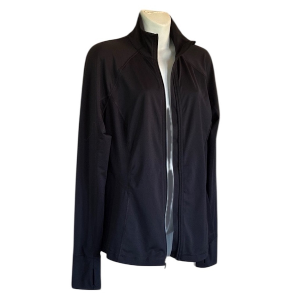 TEKGEAR Black Women's Running Jacket L